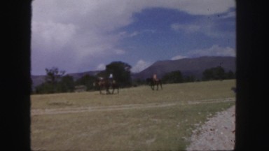 1958: a horse is seen with a rider COLORADO