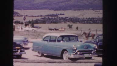 1958: a horse is seen with a rider COLORADO