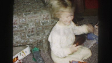 1958: children are seen indoors playing AMES, IOWA