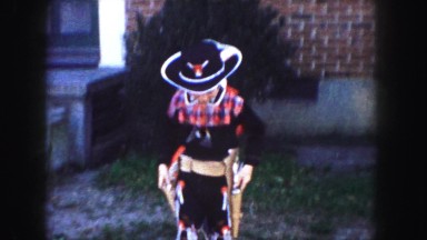 1958: kids are seen in dresses AMES, IOWA