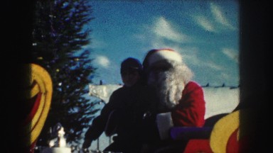 1958: santa claus dressed man AMES, IOWA