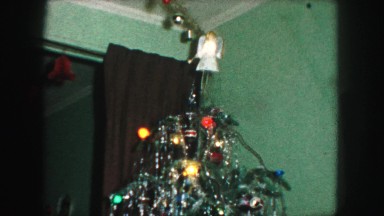 1958: christmas trees with lot of illuminations and decorations AMES, IOWA