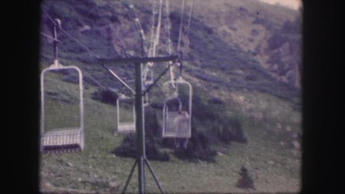 1958: a cable car is seen COLORADO