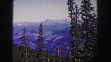 1958: scenery mountains and trees COLORADO