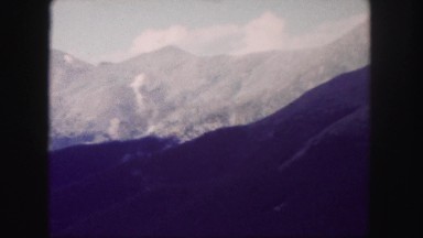 1958: a mountain area is seen traveling by road COLORADO