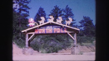 1958: a tourist area is seen COLORADO