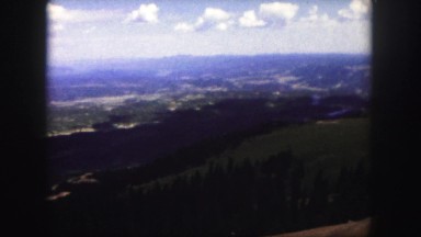 1958: a mountain area is seen traveling by road COLORADO