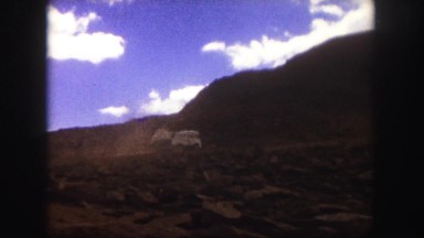 1958: a mountain area is seen traveling by road COLORADO