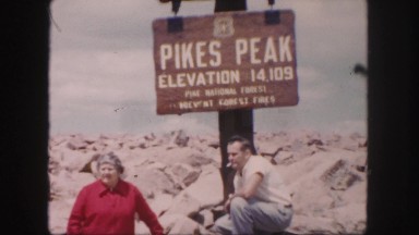 1958: a hilly area is seen with homes COLORADO