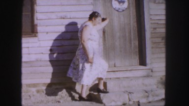 1958: a woman is seen posing COLORADO