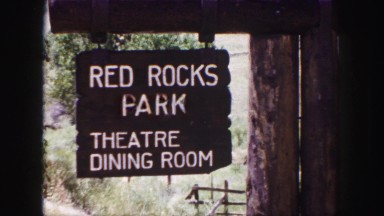 1958: at the red rocks park we noticed that they had a theatre dining room