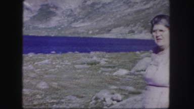 1958: a grandmother is seen with a child COLORADO
