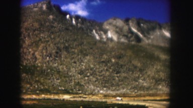 1958: a scenic mountain with snow glacier COLORADO