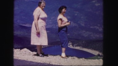 1958: a woman is seen posing COLORADO