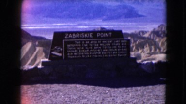 1957: a mountain area is seen traveling by road DEATH VALLEY, CALIFORNIA