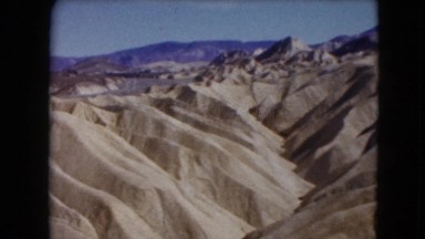 1957: Naturally Formed Rock Formations in Death Valley, California