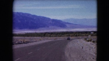 1957: a road trip is seen DEATH VALLEY, CALIFORNIA