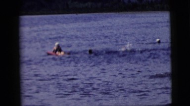 1958: a swimming scene NEW YORK CITY