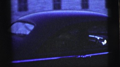 1958: a car arriving on the street and pulling into a parking spot NEW YORK CITY