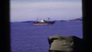 1958: a ship is seen NEW YORK CITY