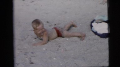 1958: A Beach Scene in New York City
