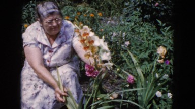1960: a garden is seen WAUCONDA, ILLINOIS