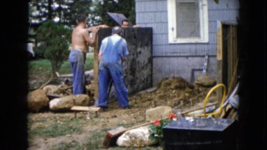1960: Adding a Small Extension to a House in Wauconda, Illinois