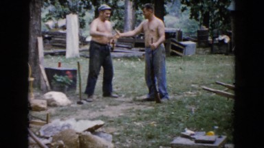 1960: a deforest scene is seen WAUCONDA, ILLINOIS