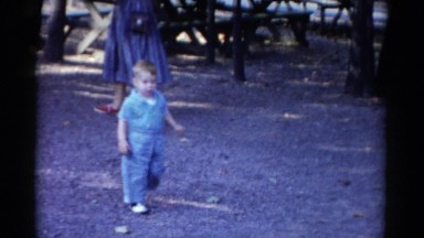 1959: a child is seen CATSKILL GAME FARM, NEW YORK