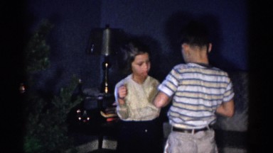 1959: children playing with each other CATSKILL GAME FARM, NEW YORK