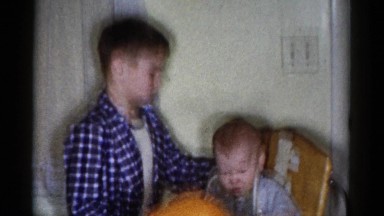 1959: an indoor family party is seen CATSKILL GAME FARM, NEW YORK