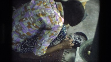 1974: A Woman Poses and Walks Outdoors in India