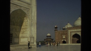1974: a historic stone structure that appears to be a part of a larger complex
