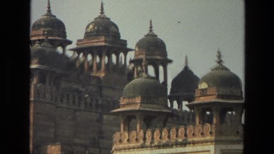 1974: a monument is seen having a high tower INDIA