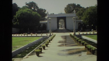 1974: people visiting a garden in egypt. INDIA