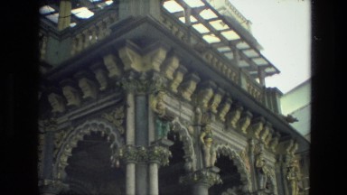 1974: gilded holy temple building INDIA