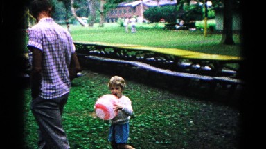 1963: with ball COLD SPRINGS, NEW YORK