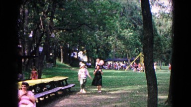 1963: beautiful park with lot of people enjoying the fresh air COLD SPRINGS