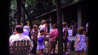1963: a family is seen going on a trip with a small child COLD SPRINGS, NEW YORK