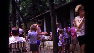 1963: kids of the neighborhood enjoy a beautiful day at a local block party