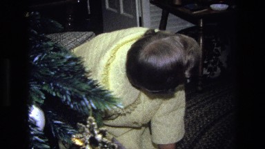 1975: Christmas Gift Opening in California