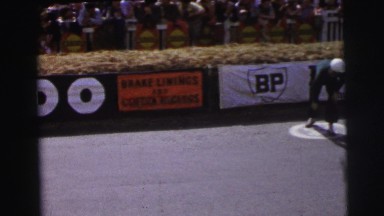 1955: race car drivers racing to their cars and then racing on a track LE MANS