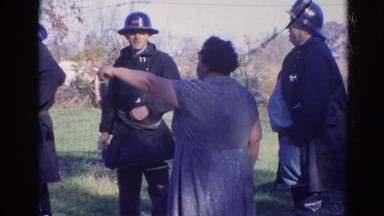 1968: firefighters smoking WAUCONDA, ILLINOIS
