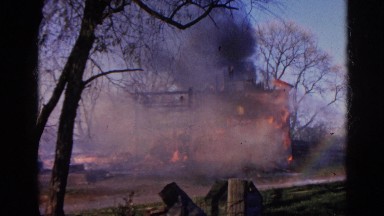 1968: house burning fast total destruction fireman training facility WAUCONDA