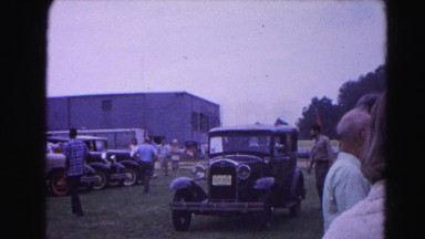 1962: antique car show visitors browsing admiring and socializing HAGERSTOWN