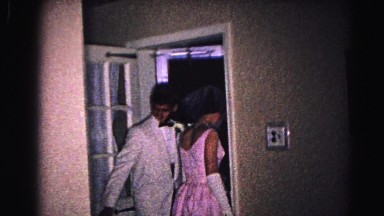 1962: a cute, well dressed couple leaving for prom night HAGERSTOWN, MARYLAND