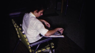1962: Man Inspecting and Writing a Task on Paper in Hagerstown, Maryland