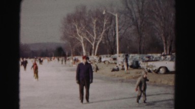 1962: a snow playing is seen HAGERSTOWN, MARYLAND