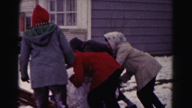 1962: a snow playing is seen HAGERSTOWN, MARYLAND