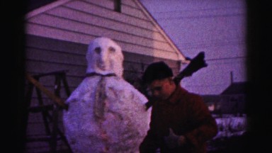 1962: a snowman is seen build HAGERSTOWN, MARYLAND